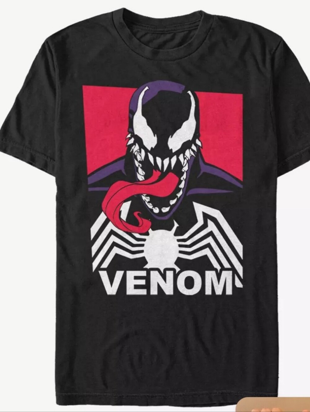 Marvel Venom Graphic Tee - Black, White, Red, Purple. Brand NEW